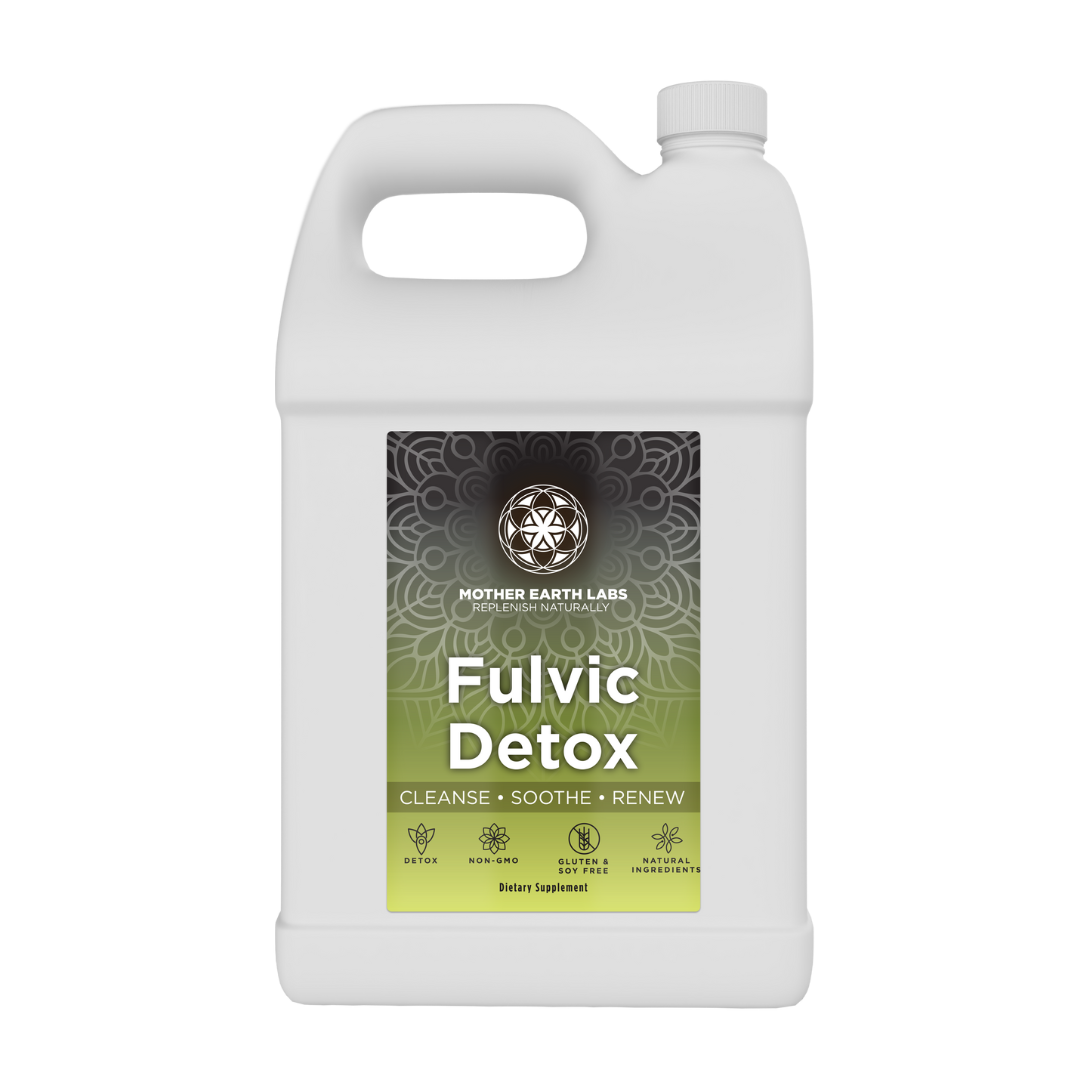 Fulvic Detox Liquid – Demineralized Fulvic Acid, 1 Gallon by Mother Earth Labs