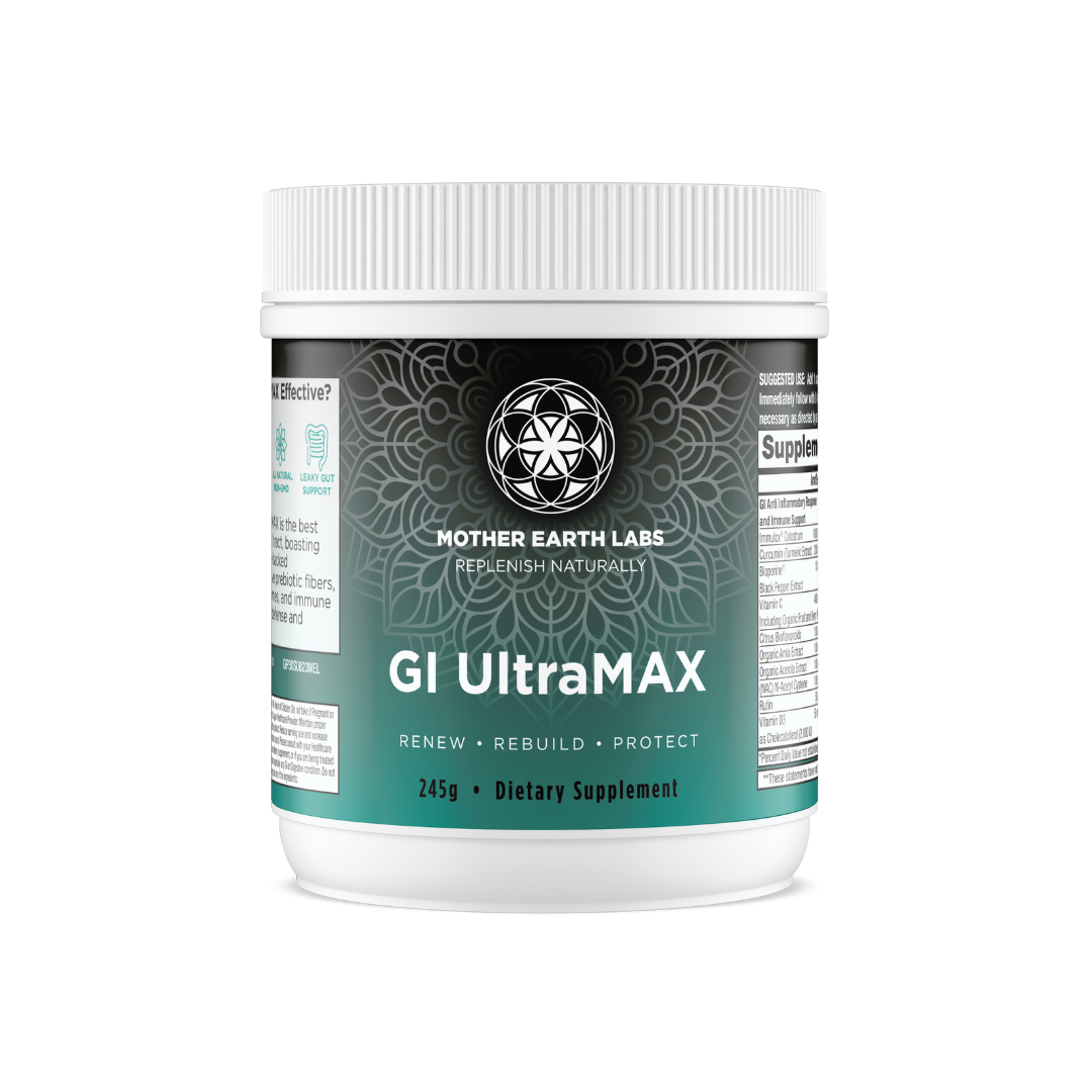 GI UltraMAX gut health powder by Mother Earth Labs