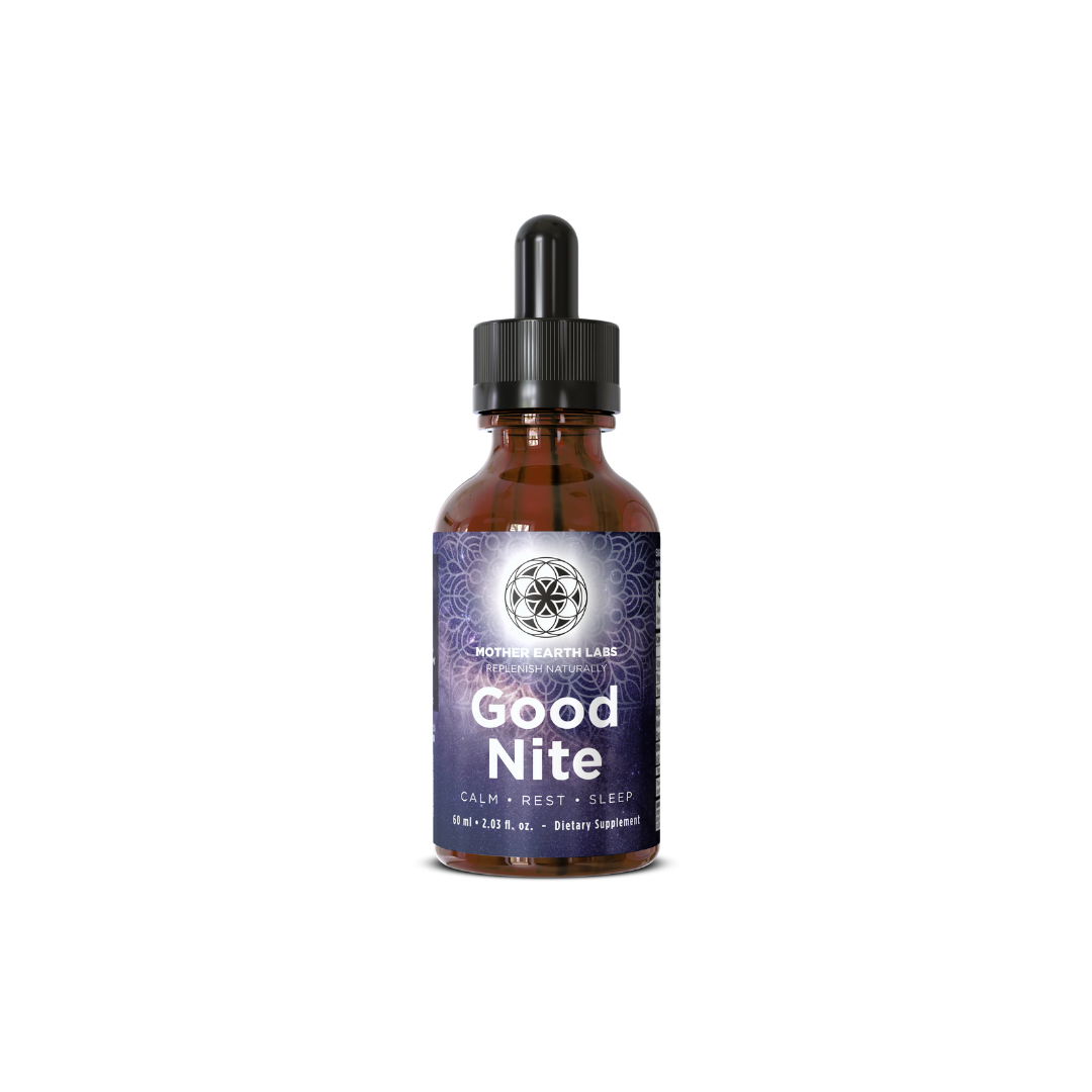 Good Nite Liquid Sleep Drops – Melatonin, GABA & L-Theanine, 2 oz by Mother Earth Labs