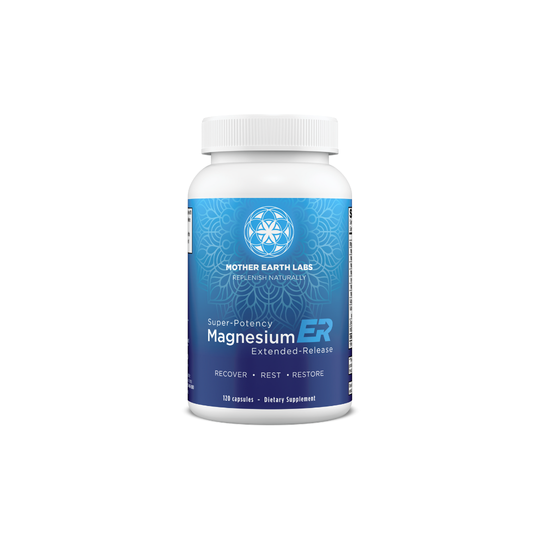 MagnesiumER 7-form magnesium complex, 120 plant-based capsules, by Mother Earth Labs