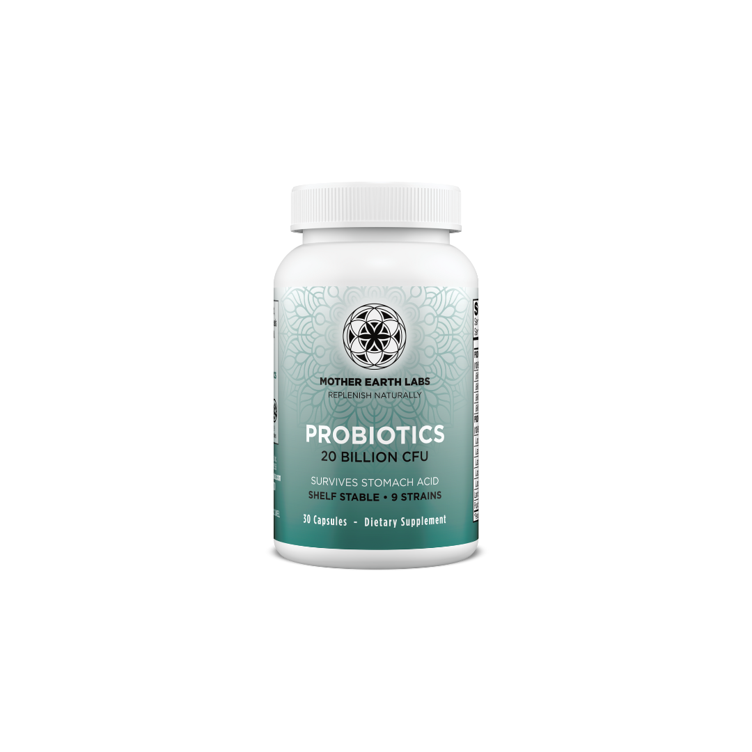 Probiotics 20 billion CFU capsules by Mother Earth Labs