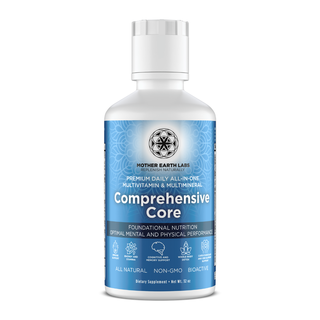 Comprehensive Core Liquid Multivitamin – 32 oz Round Quart by Mother Earth Labs
