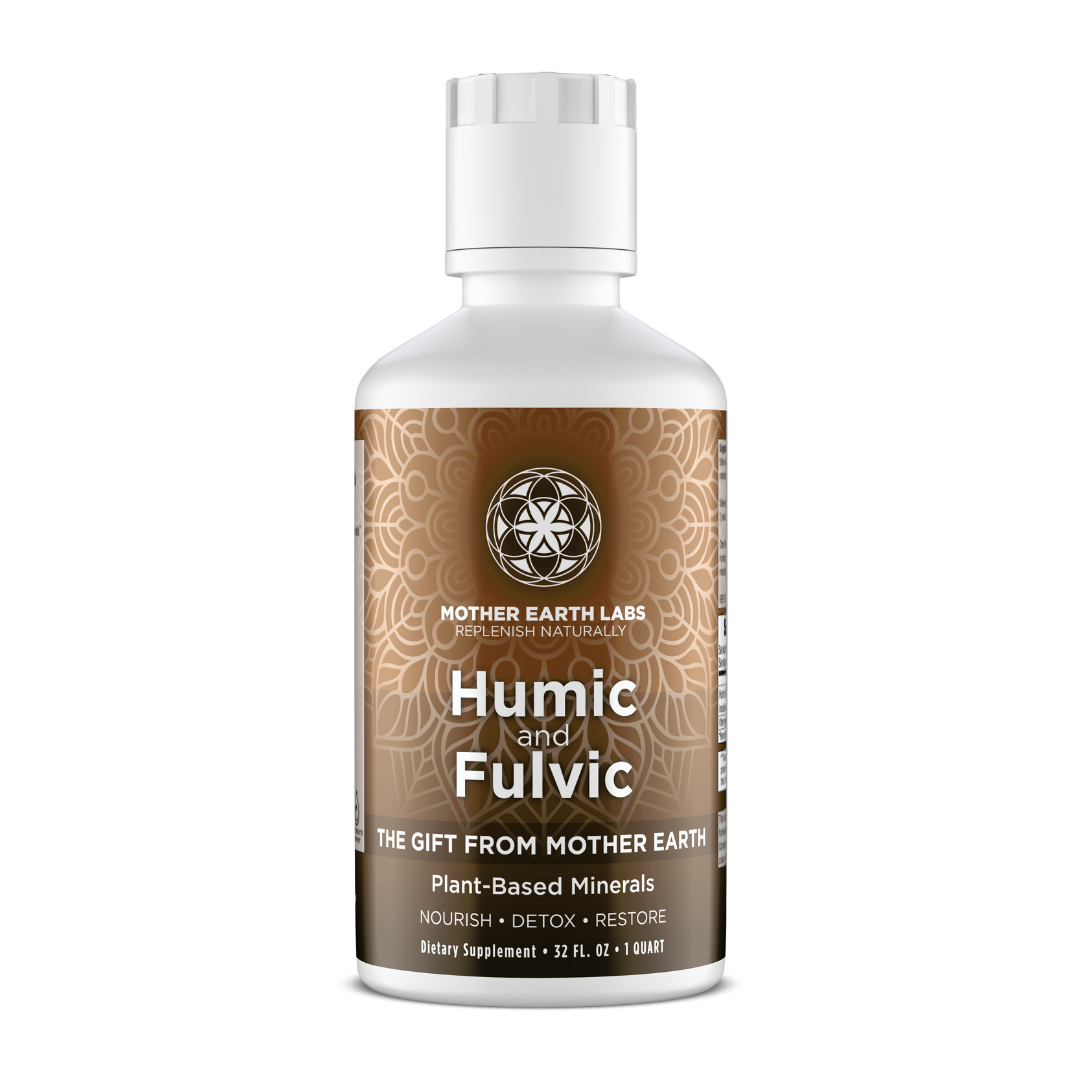 Humic & Fulvic Acid Liquid – 32 oz Round Quart by Mother Earth Labs