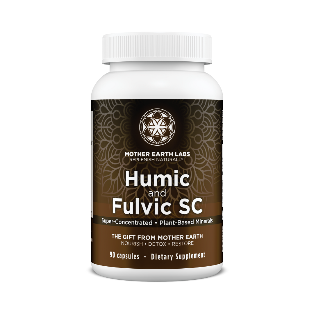 Humic and fulvic acid capsules by Mother Earth Labs