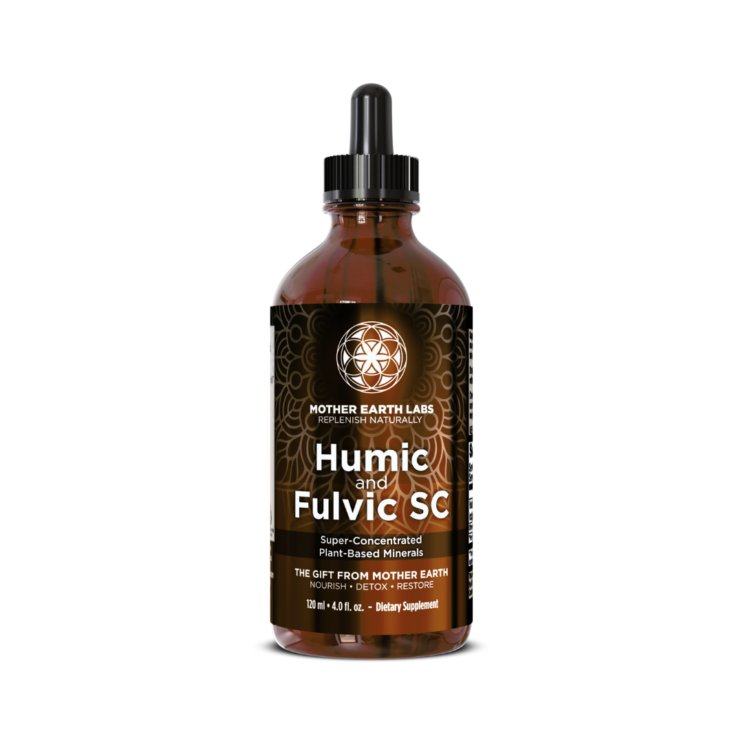 Humic & Fulvic SC Concentrated Liquid Drops – 4 oz by Mother Earth Labs