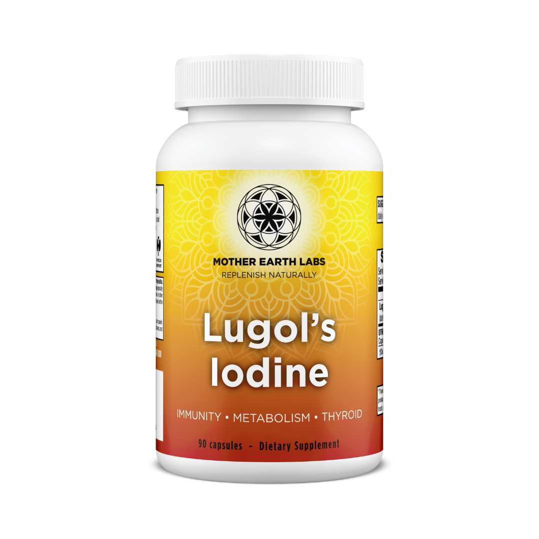 Lugol's iodine capsules by Mother Earth Labs