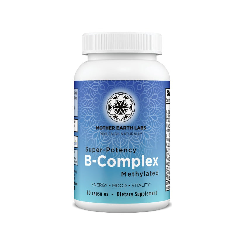 Methylated bioactive B-complex capsules by Mother Earth Labs