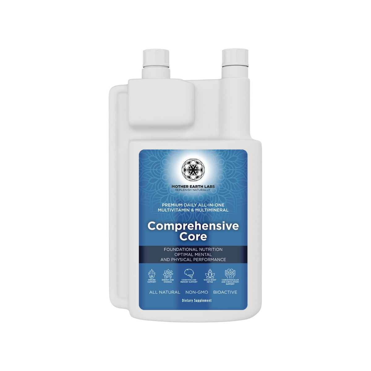 Comprehensive Core Liquid Multivitamin – 32 oz Dispensing Quart by Mother Earth Labs
