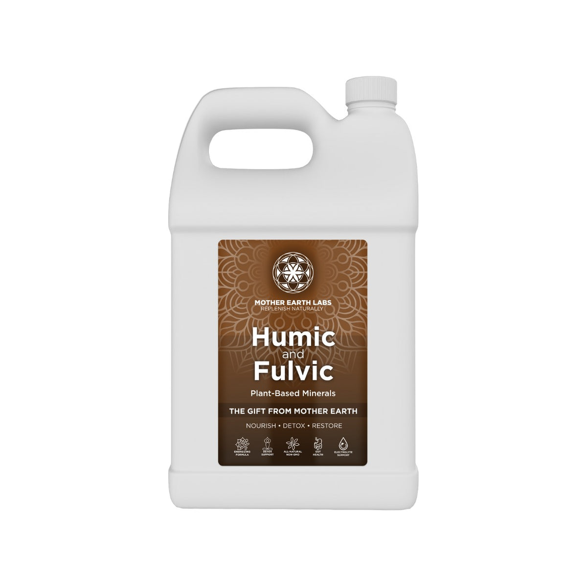 Humic & Fulvic Acid Liquid – 1 Gallon by Mother Earth Labs