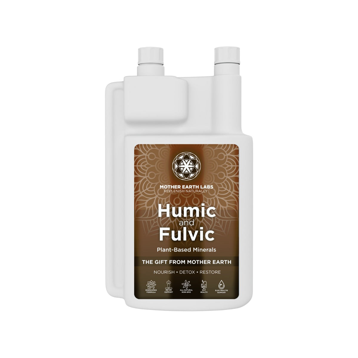 Humic & Fulvic Acid Liquid – 32 oz Dispensing Quart by Mother Earth Labs