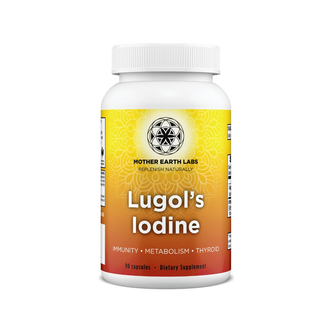 Lugol's iodine capsules by Mother Earth Labs